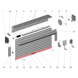 Профиль концевой RA77EM, Цвет: синий, изображение 4