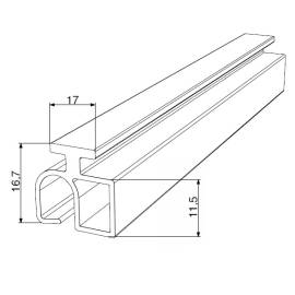 Профиль замковый RH10KN, Цвет: серый, изображение 2