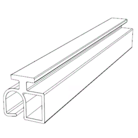 Профиль замковый RH10KN, Цвет: белый