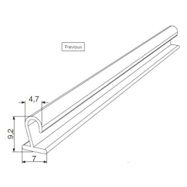 Профиль замковый RH50KN, изображение 2