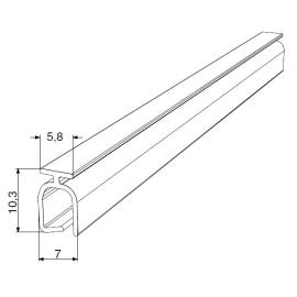 Профиль замковый RH8KN, Цвет: бежевый, изображение 2
