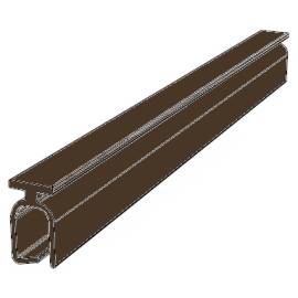 Профиль замковый RH9KN, Цвет: коричневый