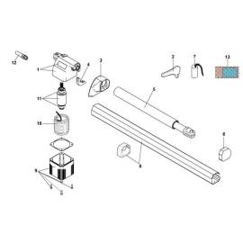 Привод линейный 412 SX для распашных ворот, Варианты: Привод 412 SX левосторонний, изображение 3