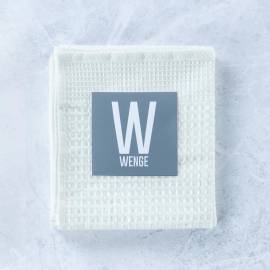 Комплект вафельных полотенец "Wenge" Белый