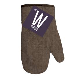 Прихватка-рукавица из рогожки Wenge Juliet coffe 18х33, изображение 2