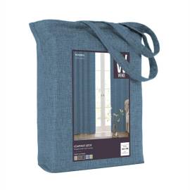 Комплект штор рогожка Wenge Juliet denim, изображение 3