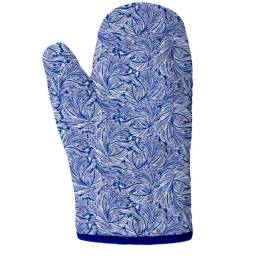 Прихватка-рукавица из рогожки Wenge Морозная сказка 18х33