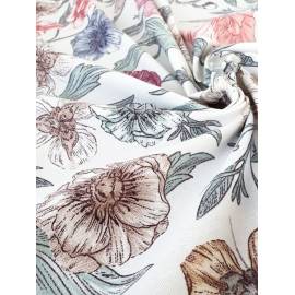 Скатерть из рогожки Wenge 60050-1 The Garden of words 145х180