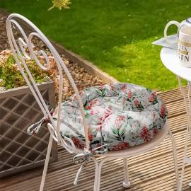 Чехол на табурет с тафтингом Wenge Floral aura d40