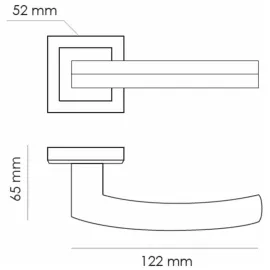 Дверная ручка RAP 11-S AB, изображение 6