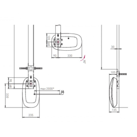 Потолочный привод Levigato LG-600F, изображение 12