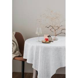 Скатерть из рогожки Wenge 60051-1 The Garden of words 145х220