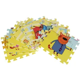 Коврик-пазл. Три кота. (Играем вместе)