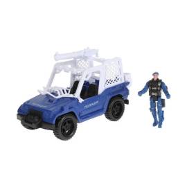 Набор солдатиков. "Играем вместе" Внедорожник полиция.