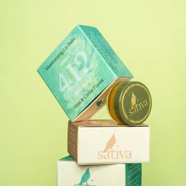Бальзам для губ увлажняющий №412 Sativa, Варианты: Бальзам для губ увлажняющий №412, изображение 2