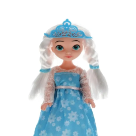 Кукла Алёнка 15см. (Царевны) бальное платье. (Карапуз)