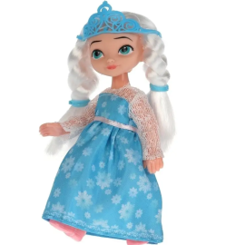 Кукла Алёнка 15см. (Царевны) бальное платье. (Карапуз)