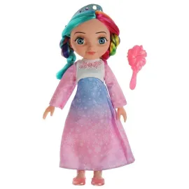 Кукла Алёнка 32см. (Царевны) радужные волосы (Карапуз)