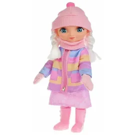 Кукла Алёнка 32см. (Царевны) Зимняя коллекция. 20 песен и фраз. (Карапуз)