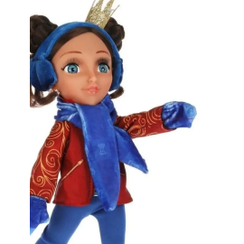 Кукла Дарья 32 см. (Царевны) Зимняя одежда. 20 песен и фраз. (Карапуз)