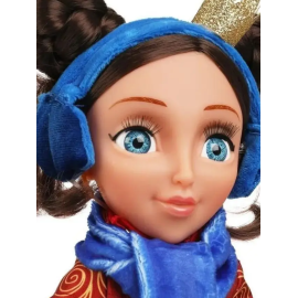 Кукла Дарья 32 см. (Царевны) Зимняя одежда. 20 песен и фраз. (Карапуз)