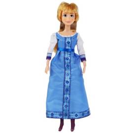 Кукла Варвара 29 см. Синий сарафан. (Карапуз)