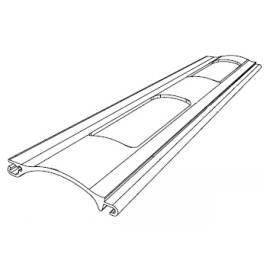 Решетчатый экструдированный профиль RHE56GM, Цвет: белый