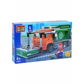 Конструктор "Город Мастеров". Камаз мусоровоз. 137 деталей