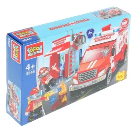 Конструктор "Город Мастеров". Пожарная база. ГАЗон NEXT. 170 деталей
