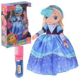 Кукла Снежка 32 см. (Сказочный патруль) Звезда бала.15 песен и фраз. (Карапуз)