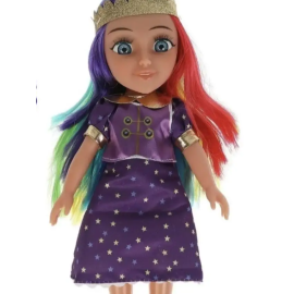 Кукла Соня 32 см. (Царевны) радужные волосы (Карапуз)