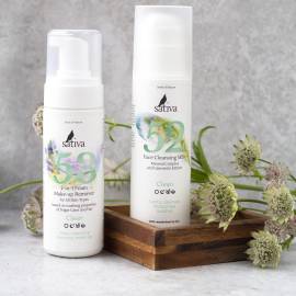 Пенка 2 в 1 для очищения и снятия макияжа №53 Sativa, Варианты: Пенка 2 в 1 для очищения и снятия макияжа №53, изображение 4