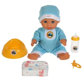 Пупс 30 см. (Синий трактор) 50 фраз, звуков и песен (Карапуз)