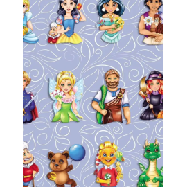 Английский в наклейках и раскрасках. Герои сказок (Учитель)