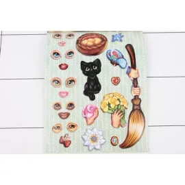 Английский в наклейках и раскрасках. Сказочные герои (Учитель)