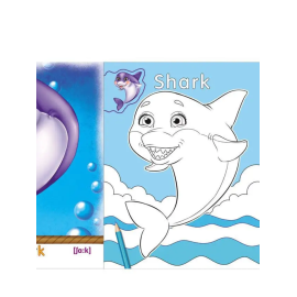 Английский в наклейках и раскрасках. Забавные животные (Учитель)