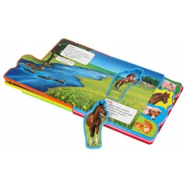 Домашние животные. Книжка с вырубкой, закладками и пазлами. EVA ( пышка)