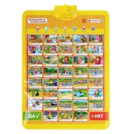 Двухсторонний плакат. Азбука безопасности на улице и дома