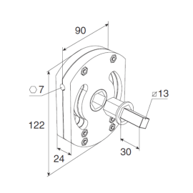 Редуктор RW35 в сборе для роллет, изображение 3
