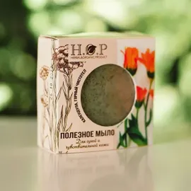 Полезное мыло "НА ТРАВАХ" H.O.P., изображение 5