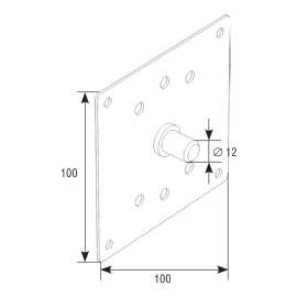 Суппорт подшипника BS100, изображение 2