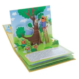 Книжка-панорамка. Домик на деревне. Три кота. УмкаКнижка-панорамка. Домик на деревне. Три кота. Умка