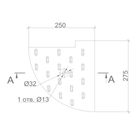 Съезд с бордюра концевой элемент с шипом СБК-500, изображение 3