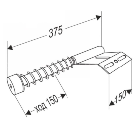 Амортизатор пружинный укороченный, изображение 2