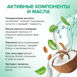 Маска для волос Интенсивное увлажнение и блеск SYNERGETIC, Варианты: Маска для волос Интенсивное увлажнение и блеск, изображение 4