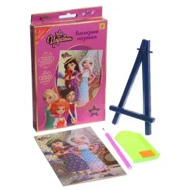 Набор для детск. творчества. Царевны. Алмазная мозаика. (арт. АМ2) (Мульти Арт)