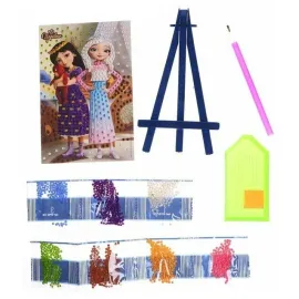 Набор для детск. творчества. Царевны. Алмазная мозаика. (арт. АМ2) (Мульти Арт)