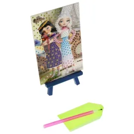 Набор для детск. творчества. Царевны. Алмазная мозаика. (арт. АМ2) (Мульти Арт)