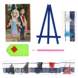 Набор для детского творчества. Царевны. Алмазная мозаика. (Мульти Арт)Набор для детского творчества. Царевны. Алмазная мозаика. (Мульти Арт)