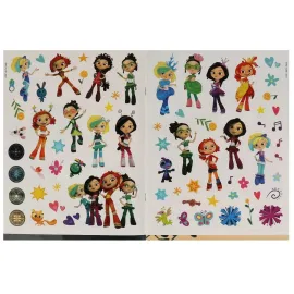 Наклейки перевертыши 2 в 1 Сказочный Патруль, Супердевчонки, суперкоманда. УМКА